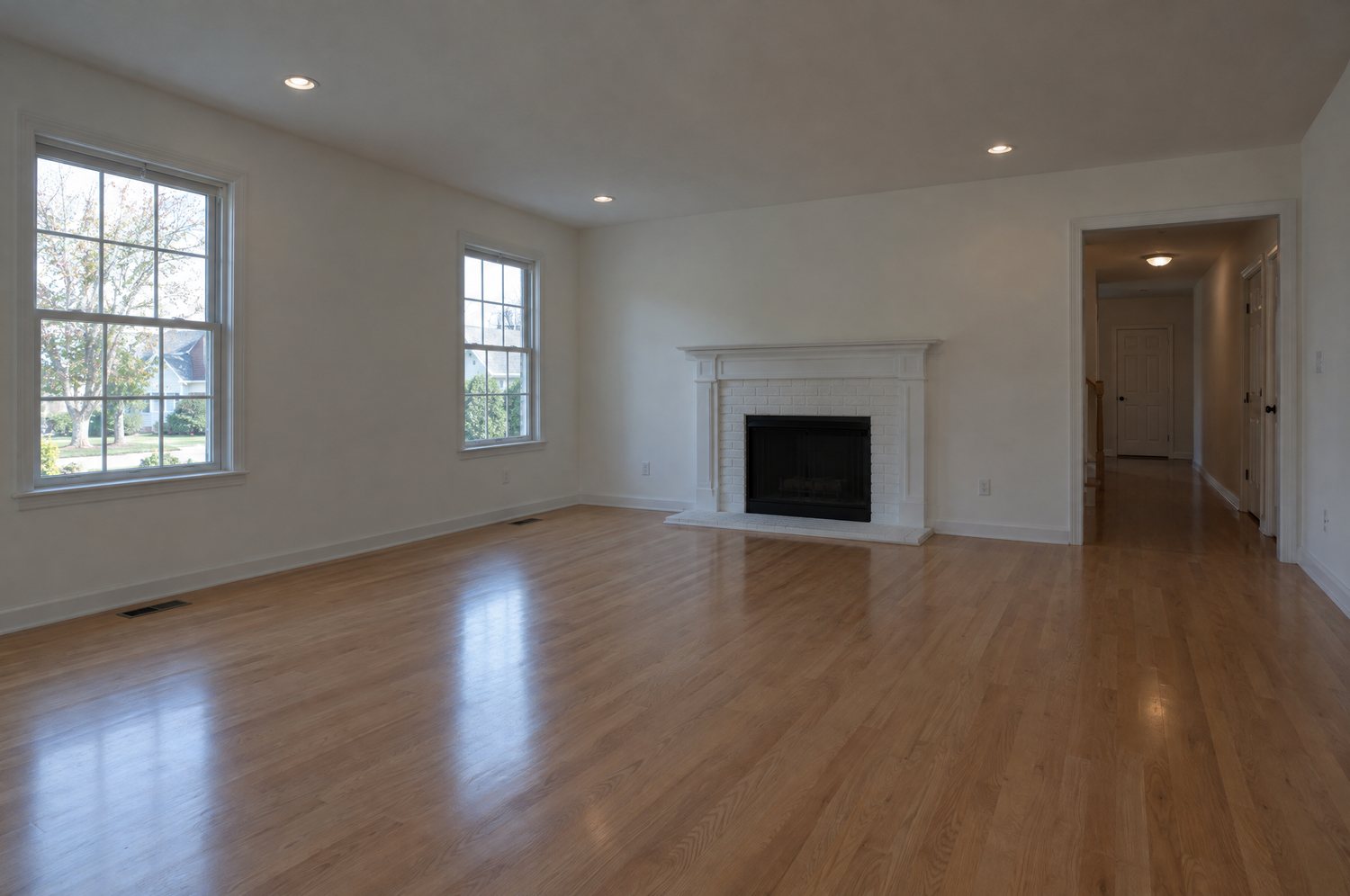 Living room, original empty room