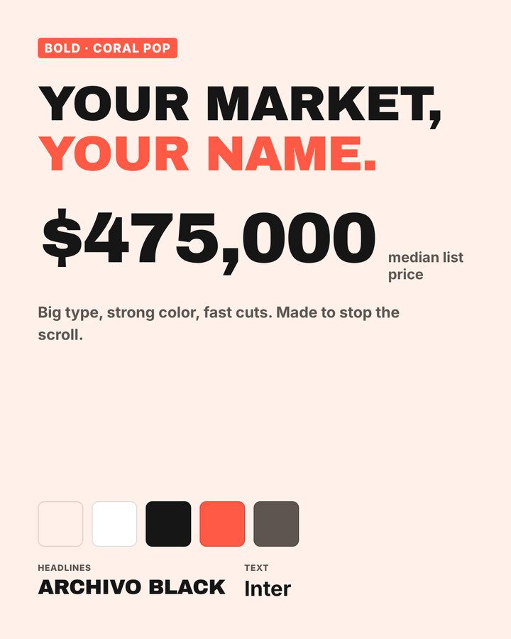 Bold style, Coral Pop