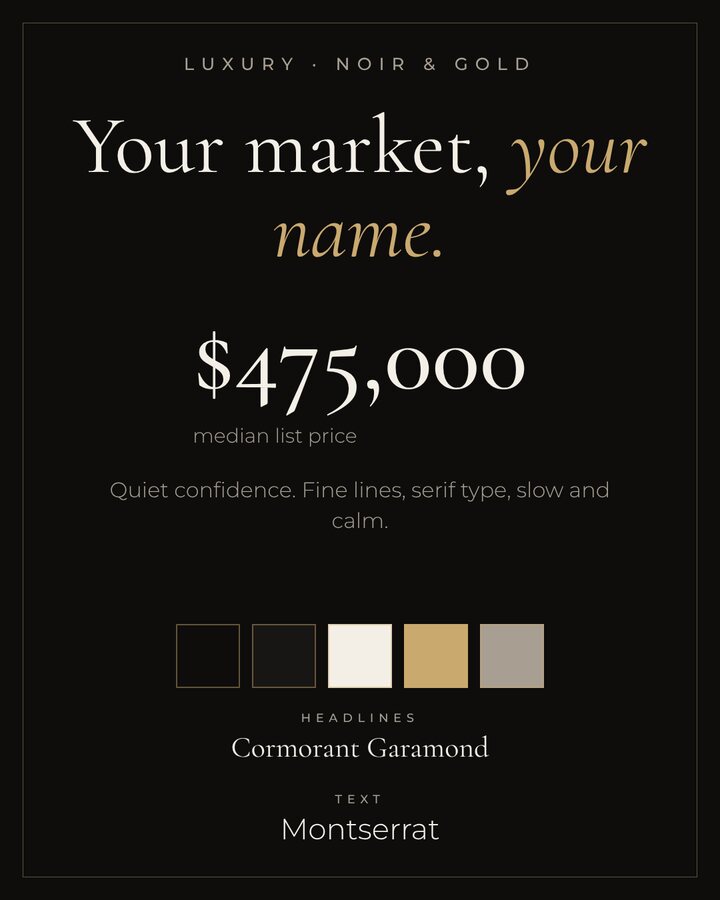 Luxury style, Noir & Gold