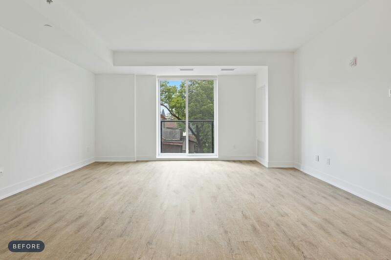 Original photo: empty living room